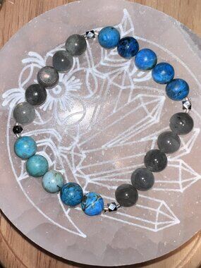 Labradorite & Turquoise Vitality Bracelet
